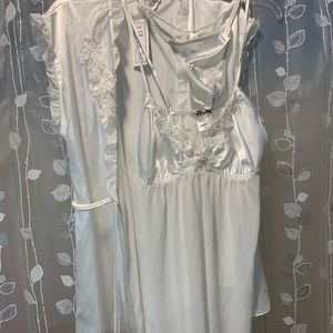 Linea Donatella 3-piece Satin Lingerie Set